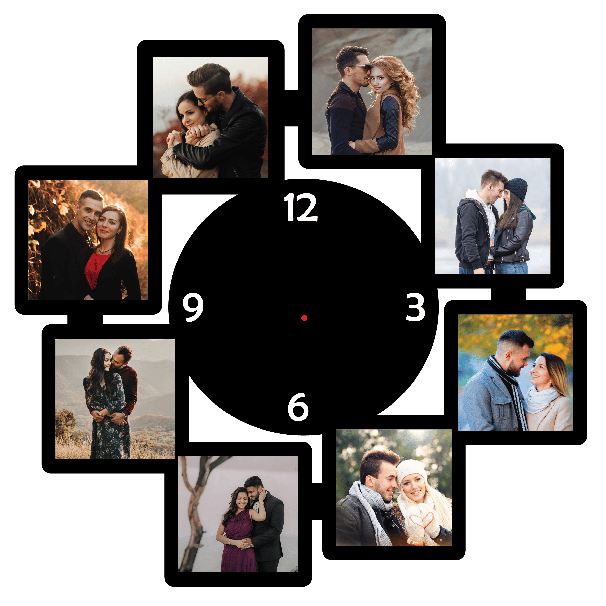 Clock with Photos